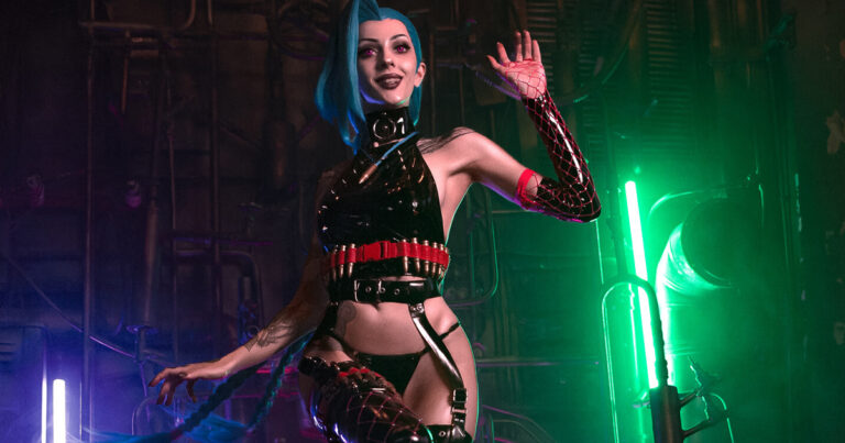 Alin Ma (Xenon) Cosplay de Jinx de Arcane0000